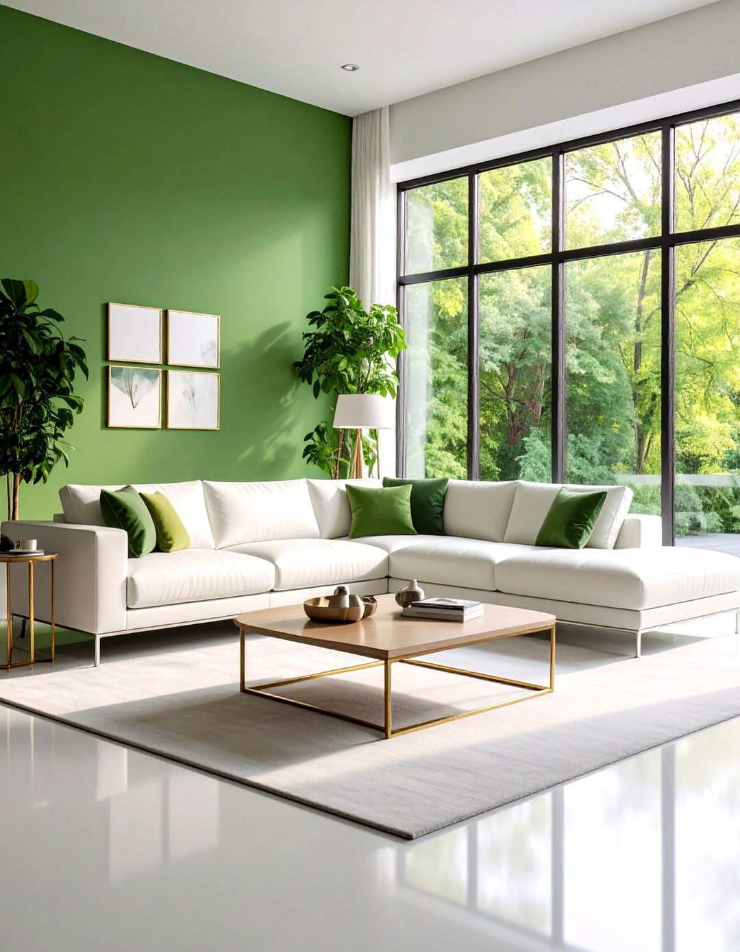 Modern Minimalist Sage Green Living Room - 24 Sage Green Living Room Ideas