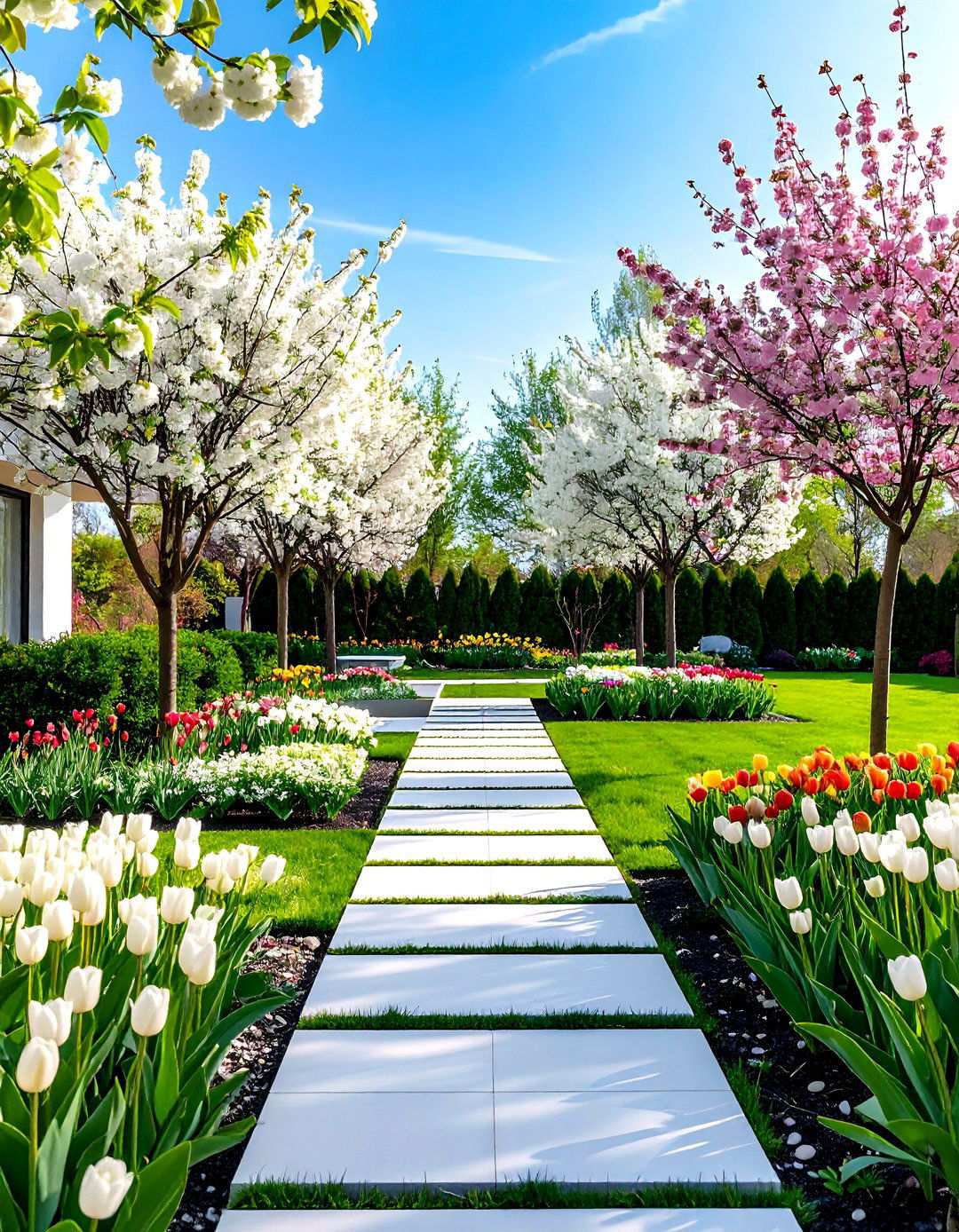 Modern Minimalist Spring Garden - 24 Spring Garden Ideas