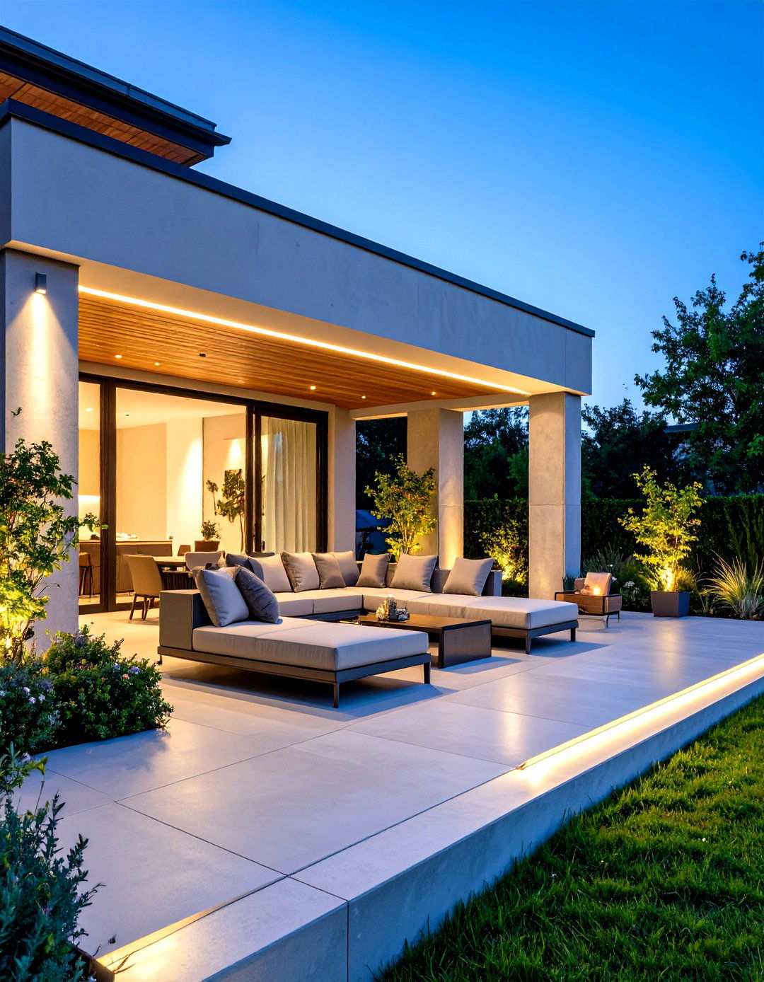 Modern Minimalist Veranda with Clean Lines - 24 Veranda Ideas