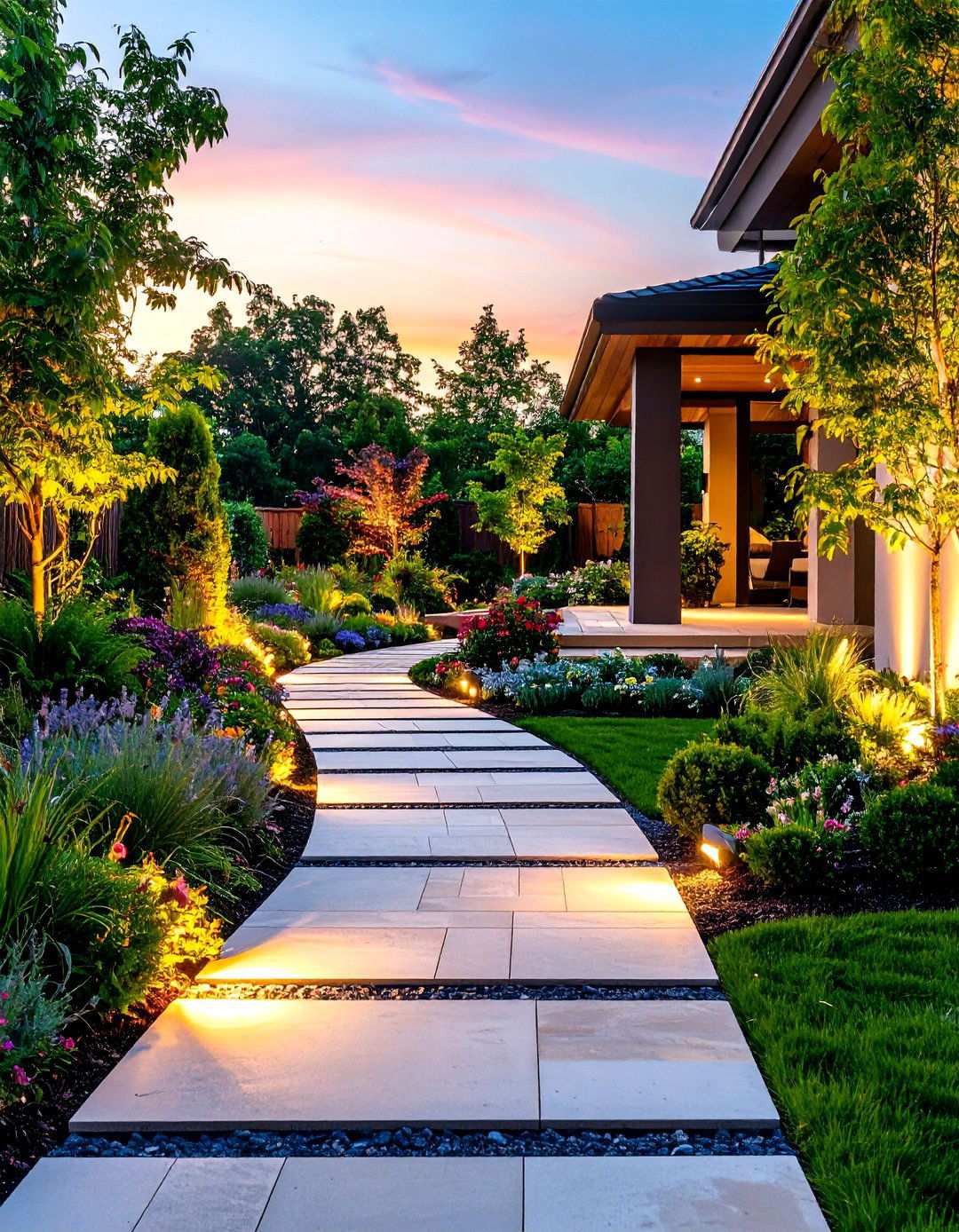 Modern Pathway and Hardscape Design - 24 Modern Backyard Ideas