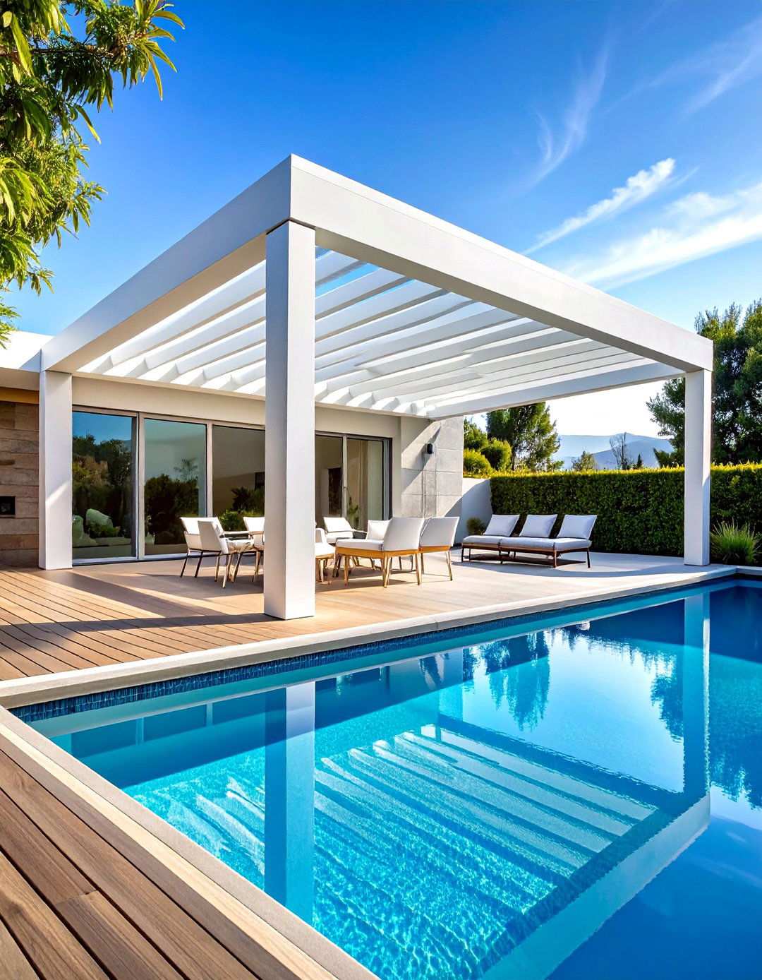 Modern Pergola Structures - 24 Pool Shade Ideas