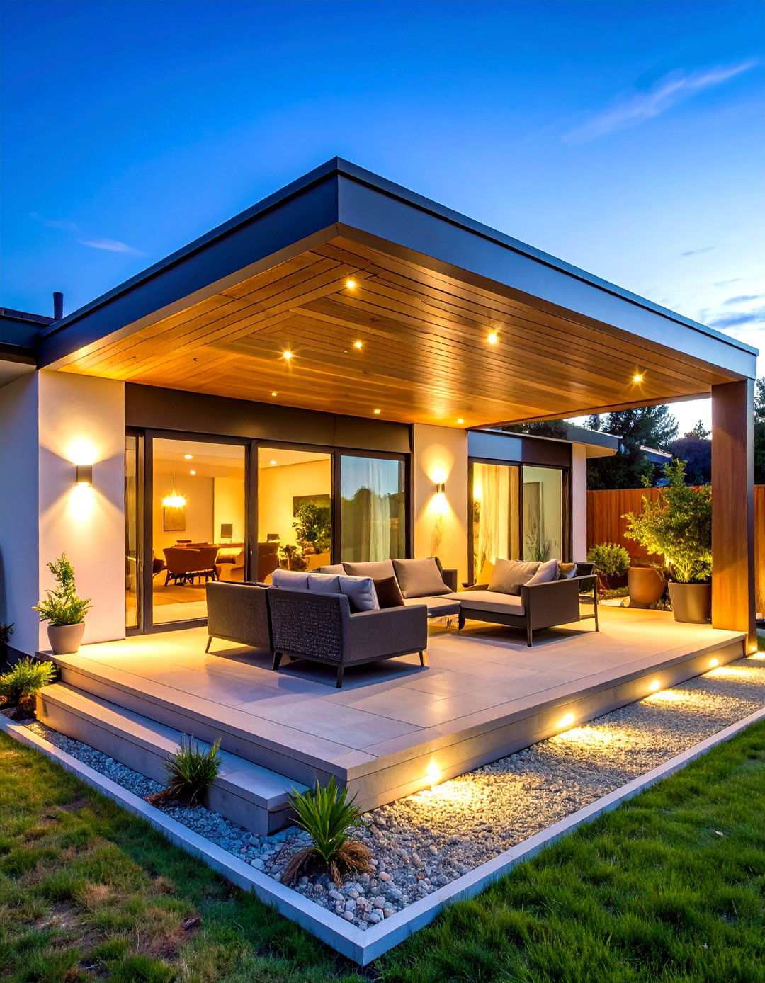 Modern Porch with Retractable Elements - 24 Modern Front Porch Ideas