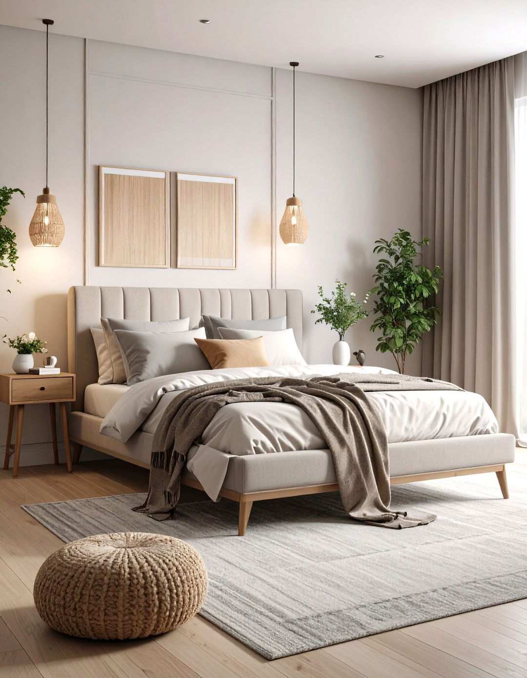 Modern Romantic Neutrals - 24 romantic bedroom ideas