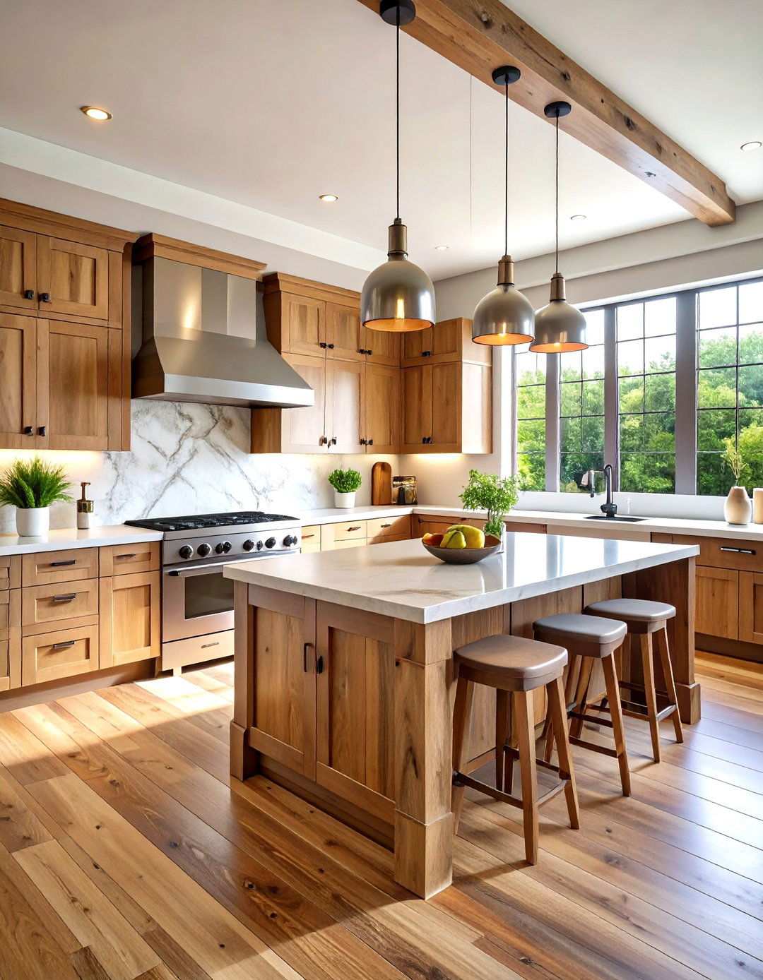 Modern Rustic Kitchen Design - 24 Log Cabin Interior Design Ideas