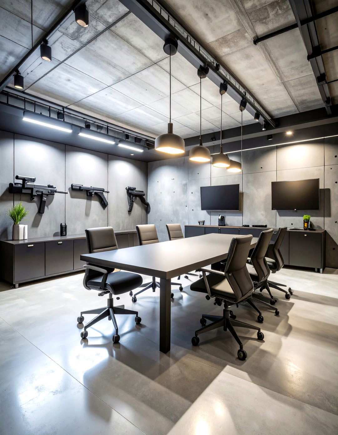 Modern Tactical Command Center - 24 Man Cave Gun Room Ideas