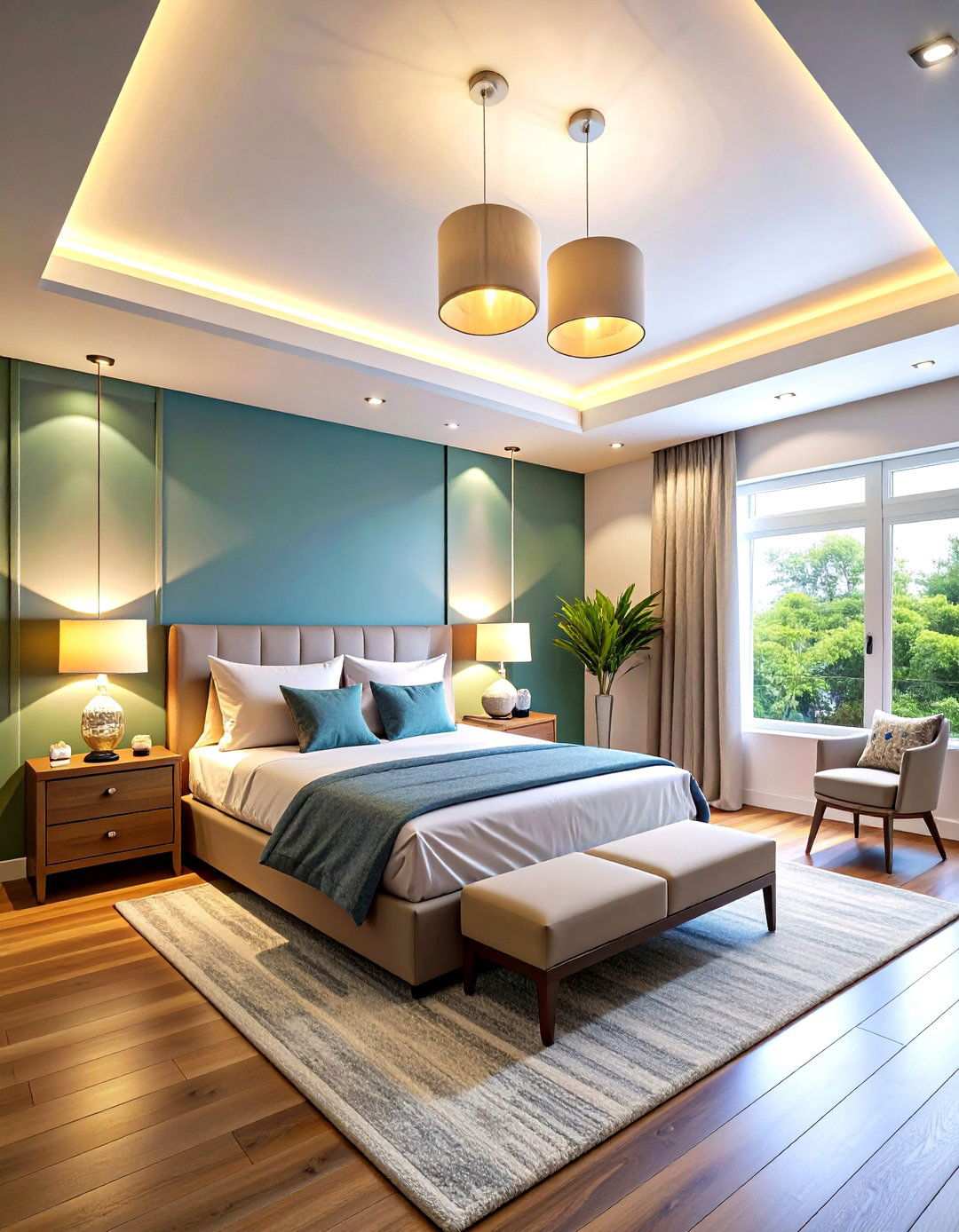 Modern Track Lighting - 24 Small Bedroom Lighting Ideas