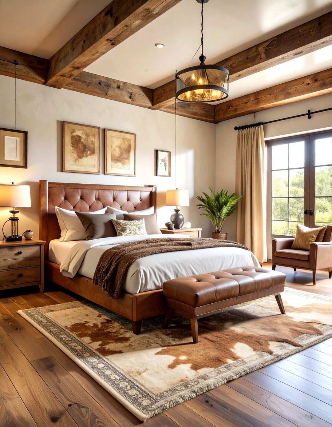 Modern Western Ranch Bedroom - 24 Western Bedroom Ideas