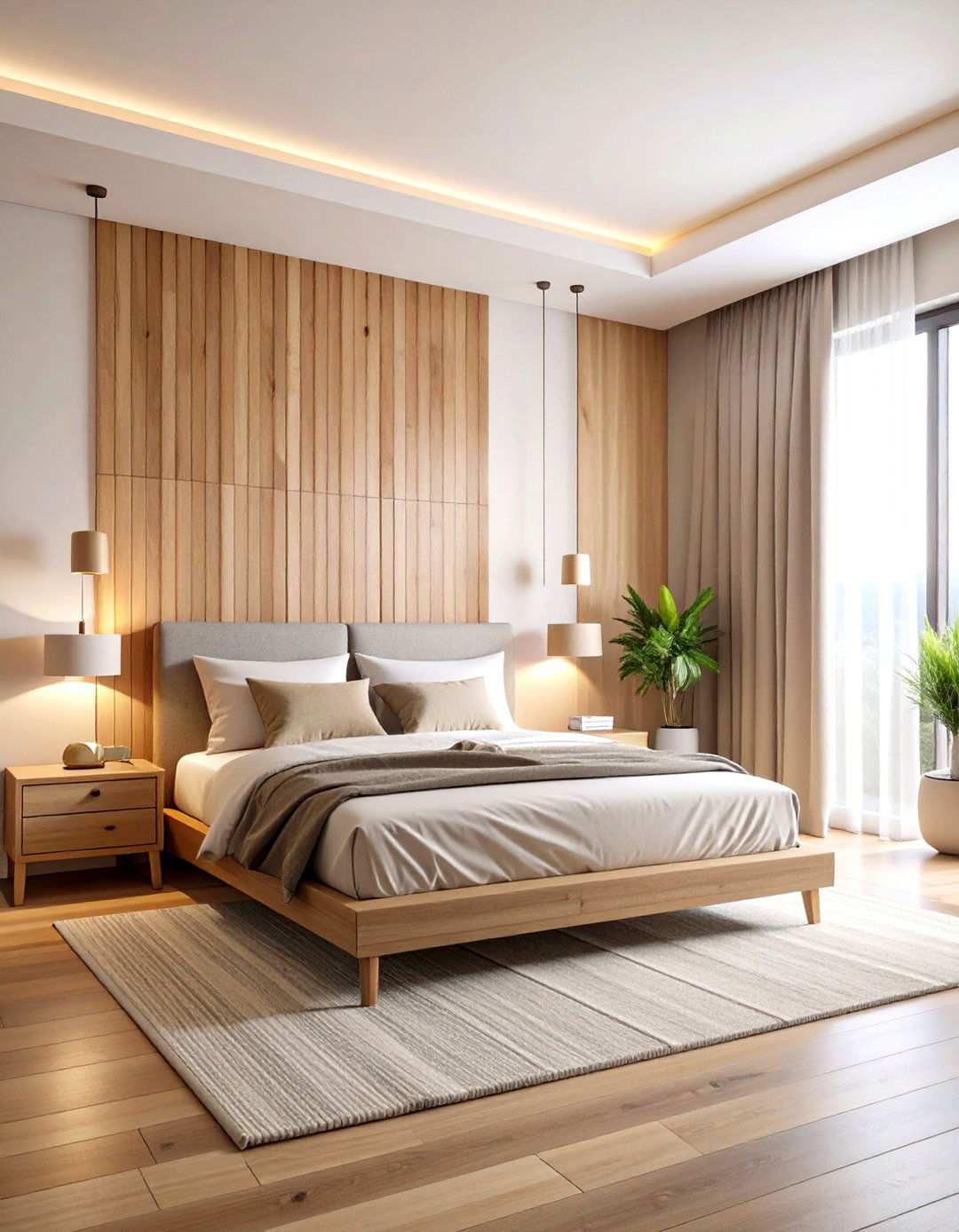 Modern Wood Trim Accent Design - 24 Wood Accent Wall Ideas