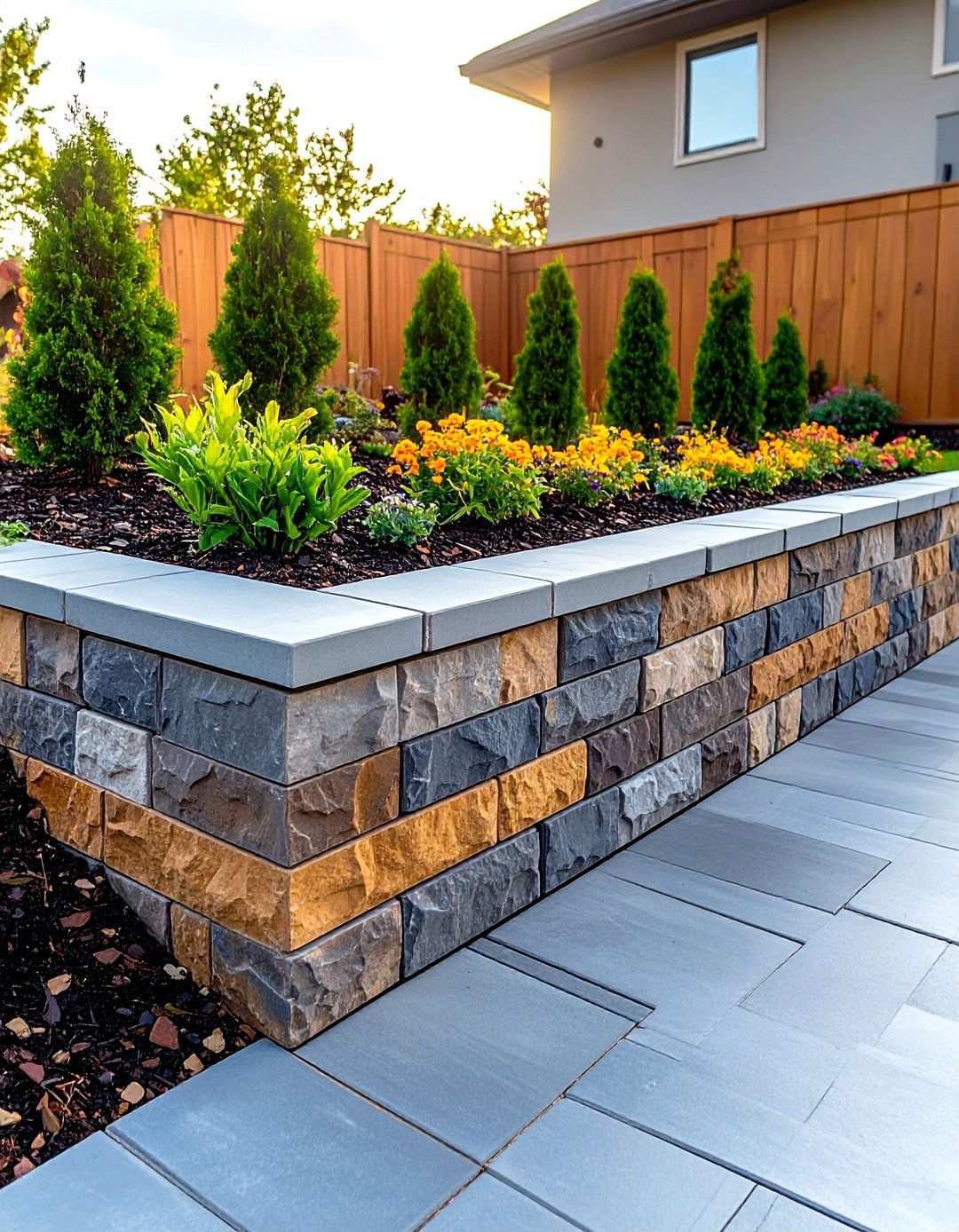 Modular Block Retaining Systems - 24 Patio Wall Ideas