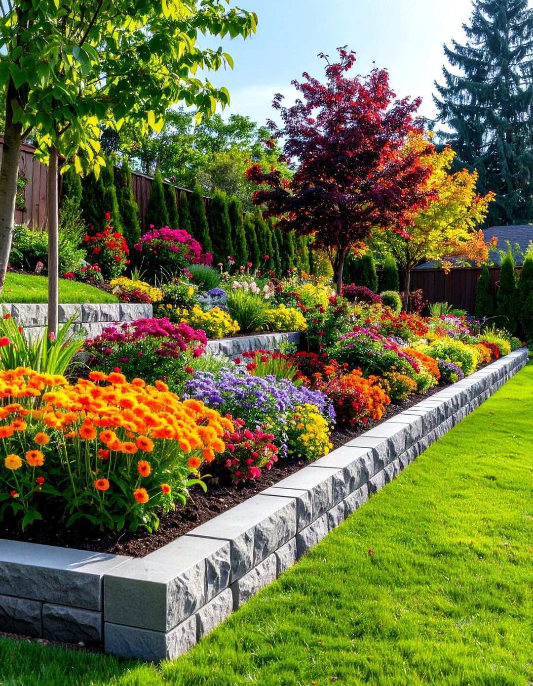 Modular Block Retaining Wall System - 24 Inexpensive Retaining Wall Ideas
