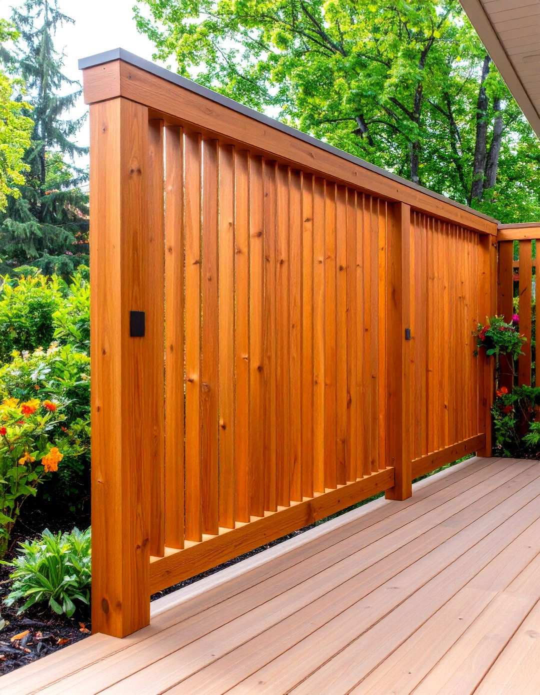 Modular Composite Wood Privacy Systems - 24 Outdoor Privacy Screen Ideas