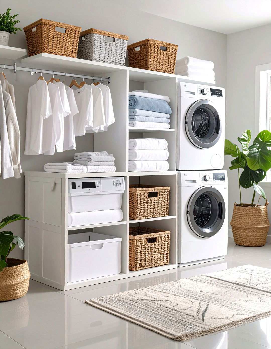 Modular Cube Storage Organization - 24 Laundry Room Shelving Ideas
