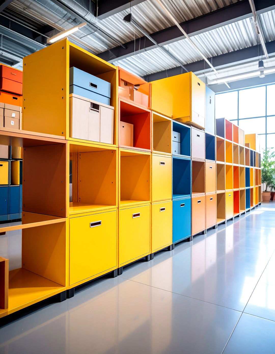 Modular Cube Storage Units - 24 Office Shelving Ideas