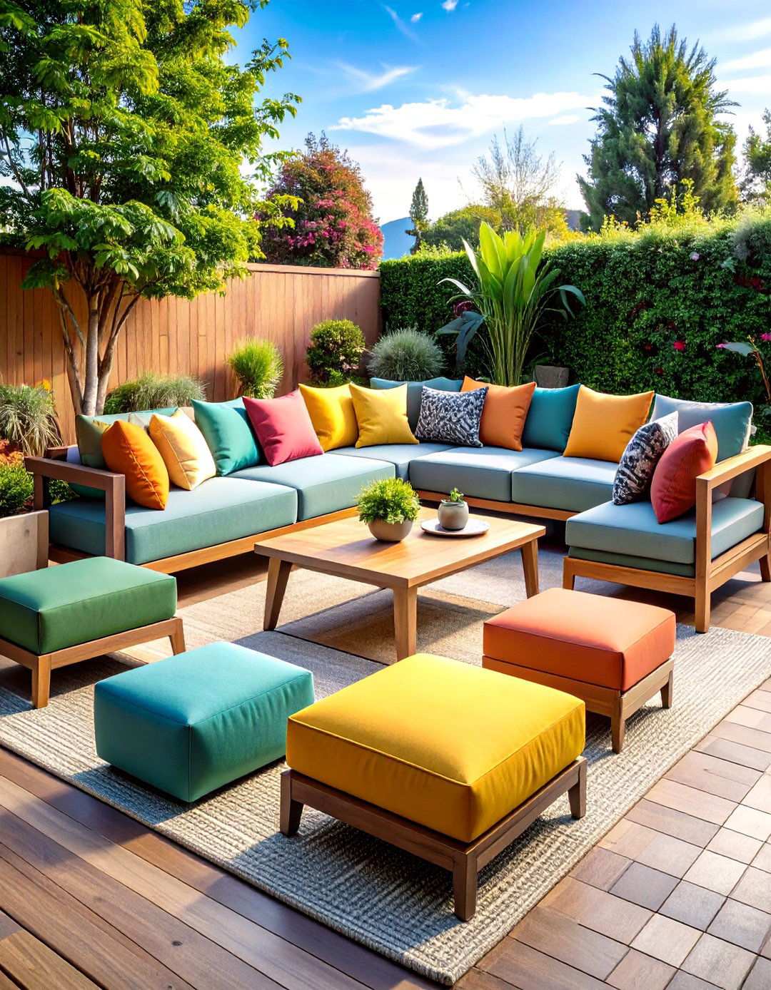 Modular Flexible Furniture System - 24 Outdoor Decor Ideas