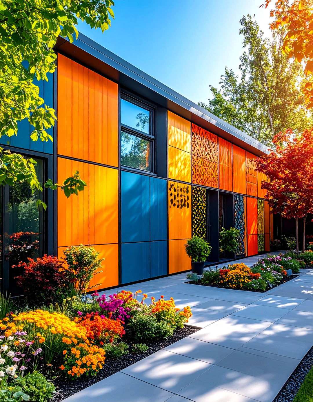Modular Panel Systems with Interchangeable Designs - 24 Outdoor Privacy Screen Ideas