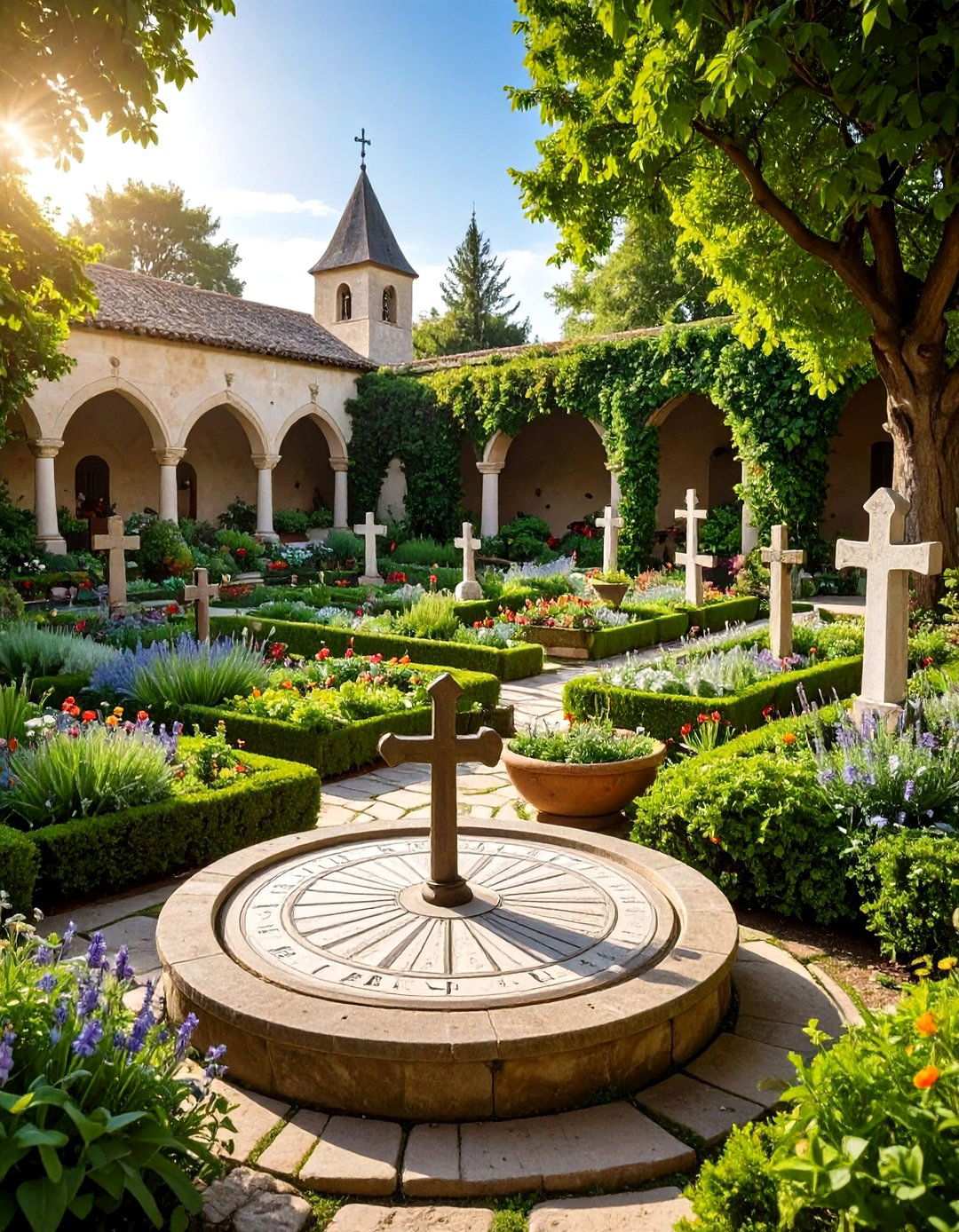 Monastic Garden Sanctuary - 24 Vintage Garden Ideas