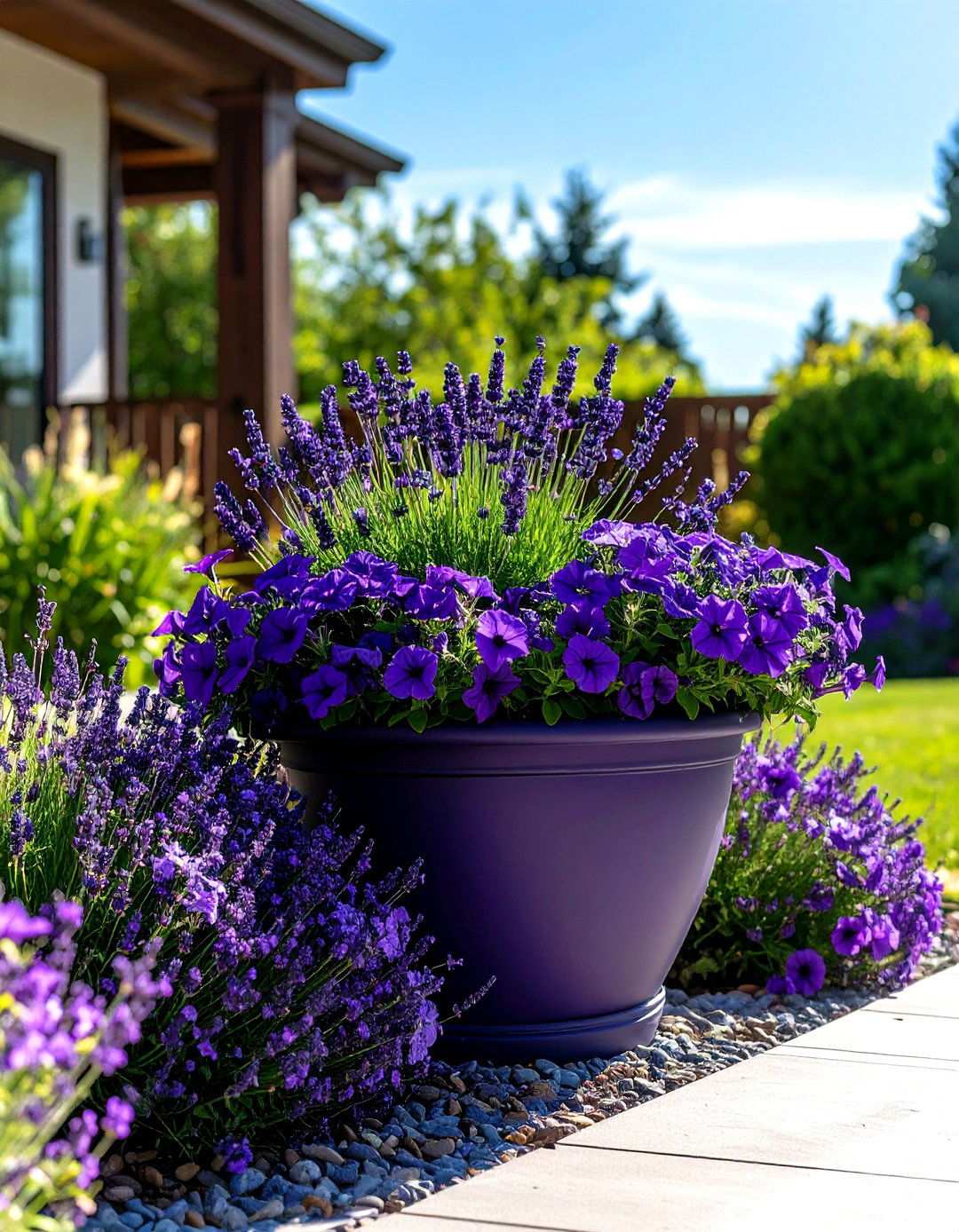 Monochromatic Color Scheme Containers - 24 Potted Plant Arrangement Ideas