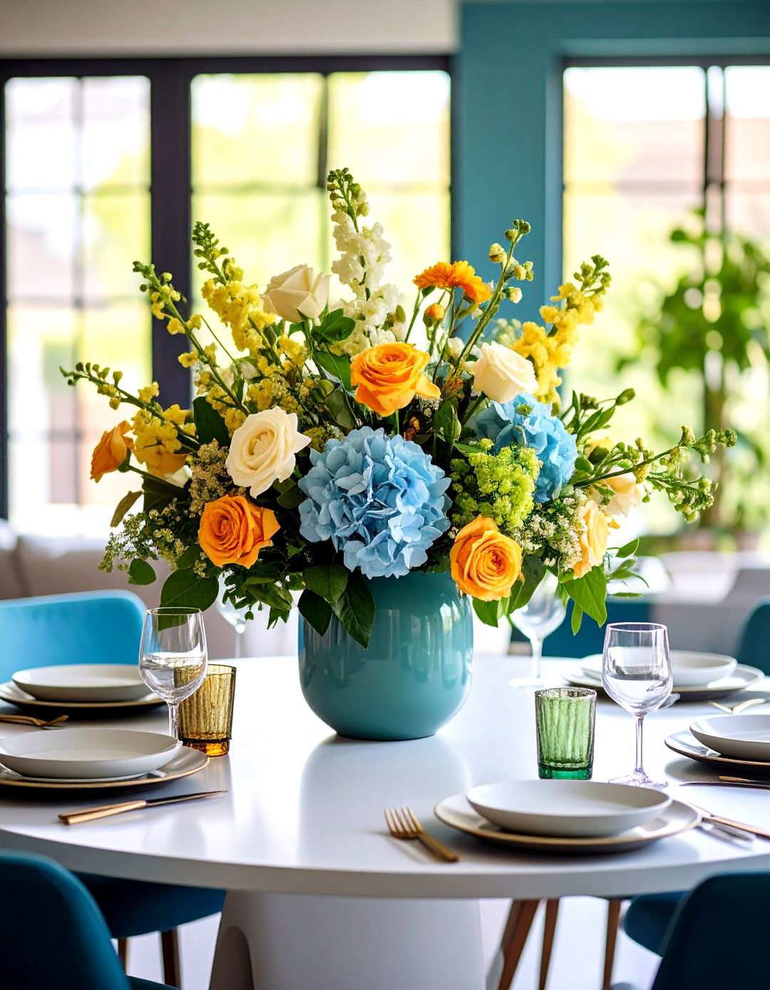 Monochromatic Color Schemes - 24 Rehearsal Dinner Centerpiece Ideas