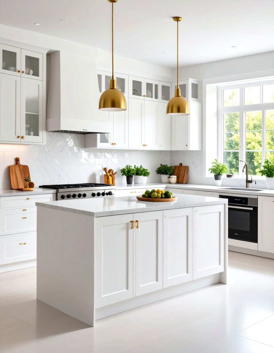 Monochromatic Kitchen Space - 24 Minimalist Decorating Ideas