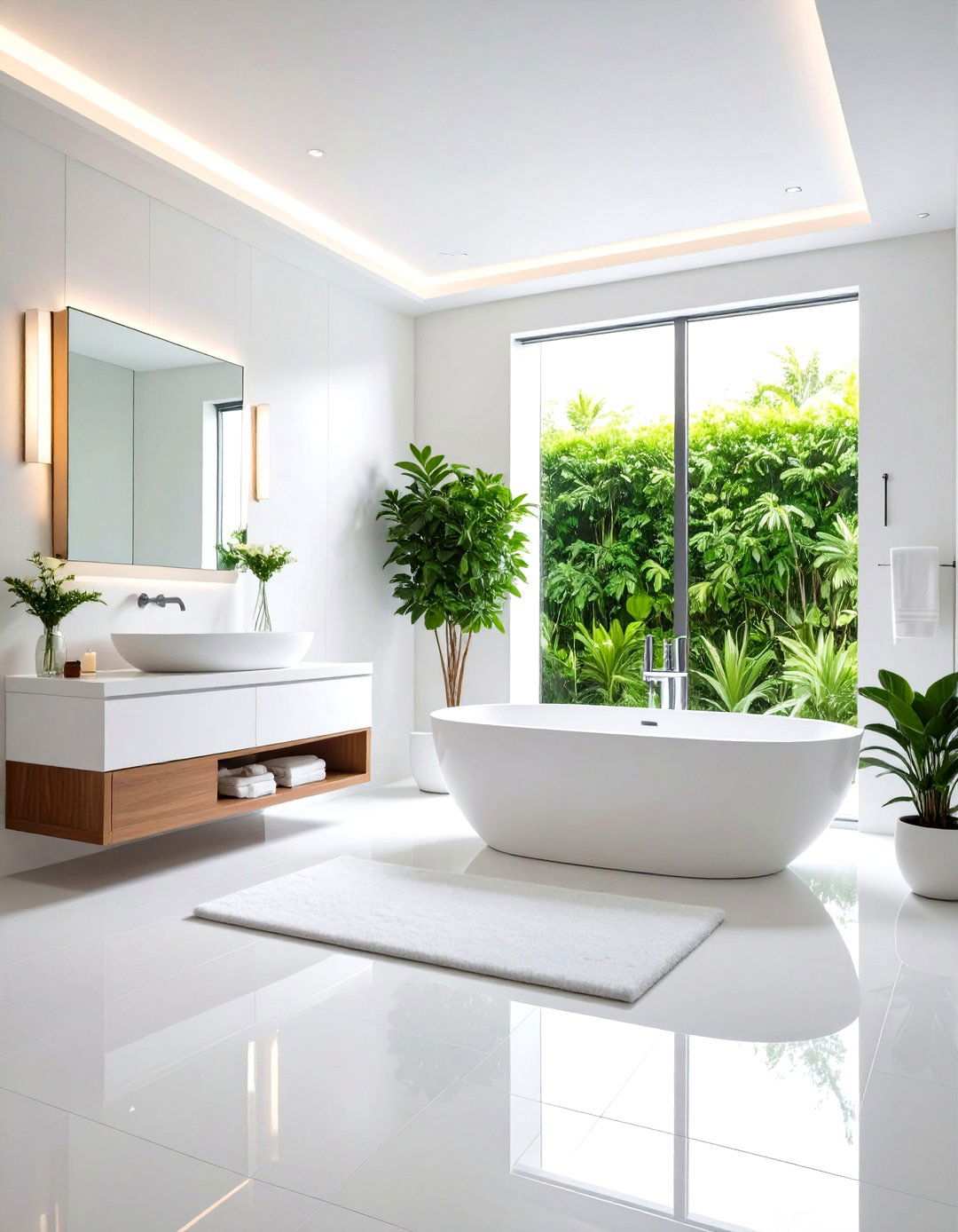 Monochromatic Luxury Spa Design - 24 Spa Decor Ideas