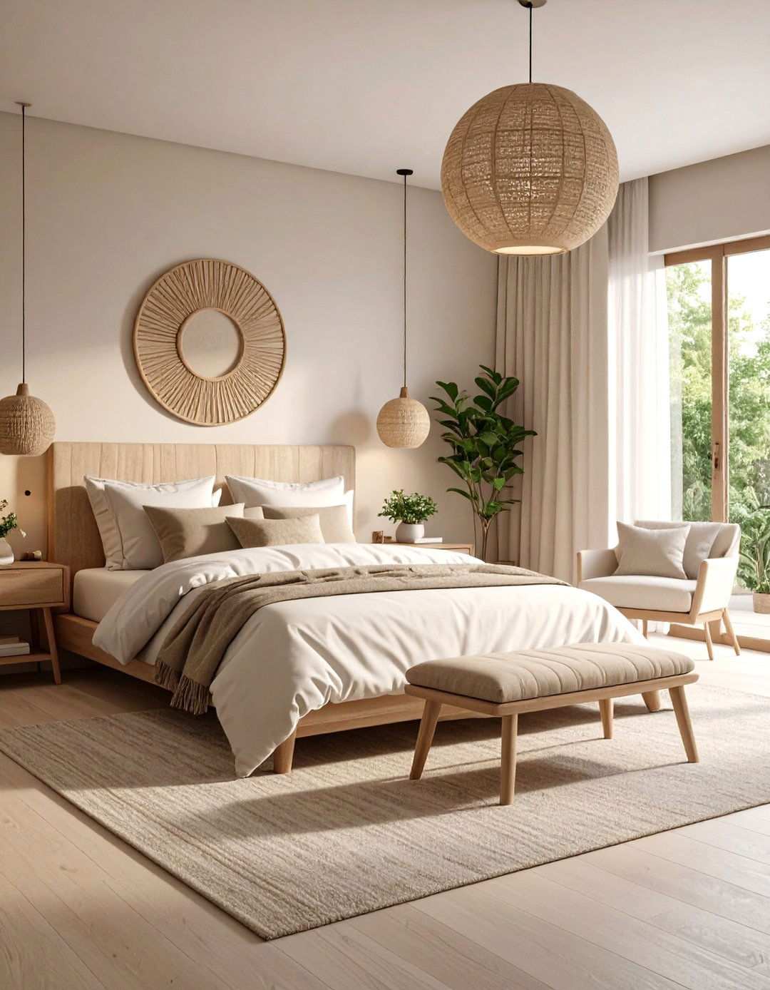 Monochromatic Zen Bedroom Design - 24 Zen Bedroom Ideas