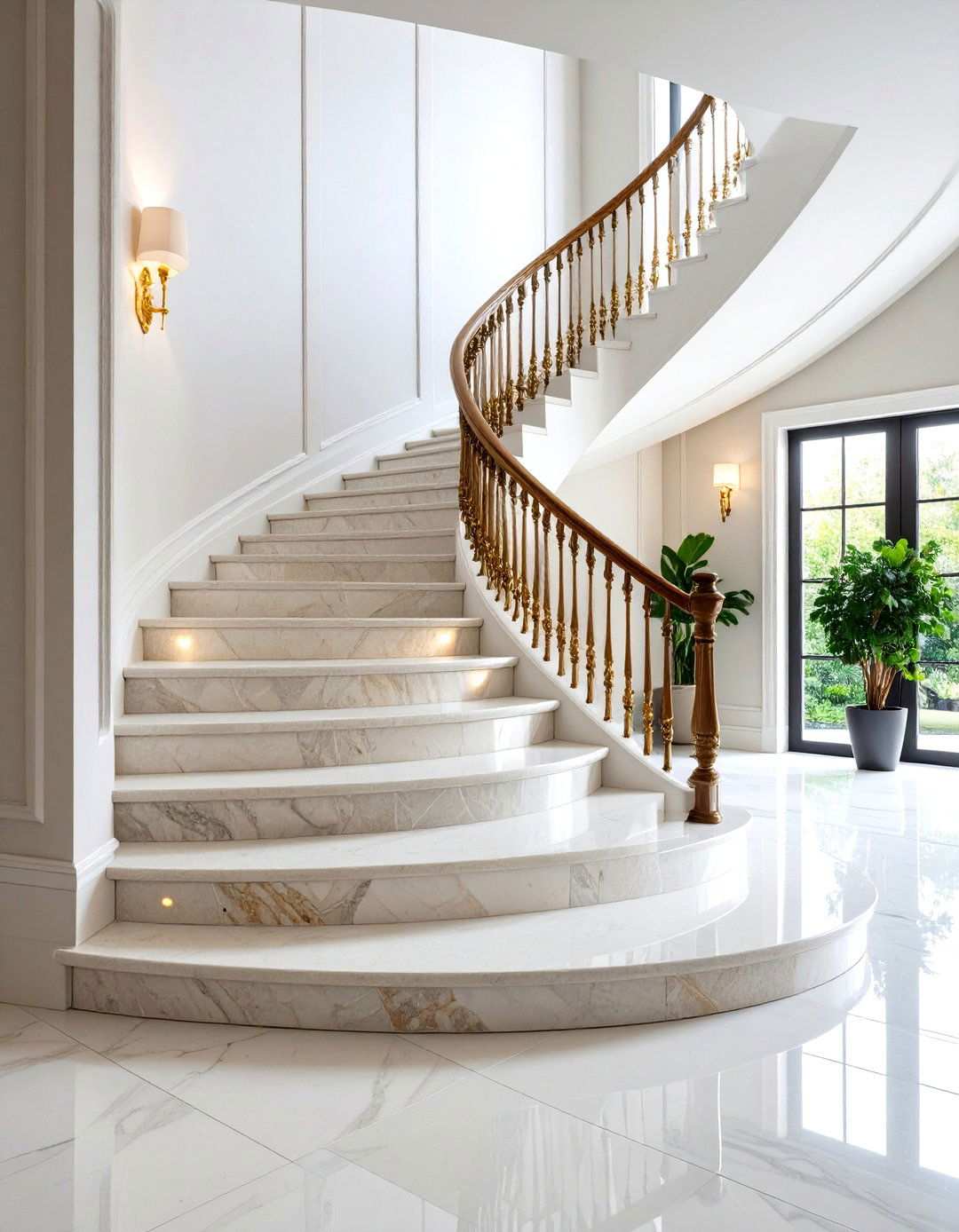 Monolithic Stone with Minimal Joints - 24 Open Staircase Ideas
