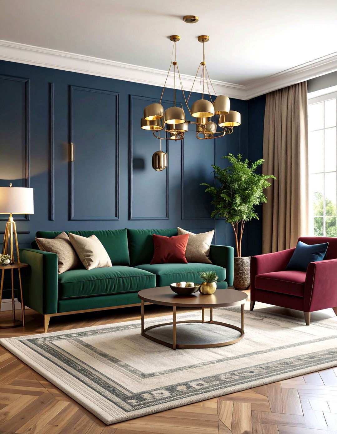 Moody Dark Maximalist Living Room - 24 Maximalist Living Room Design Ideas