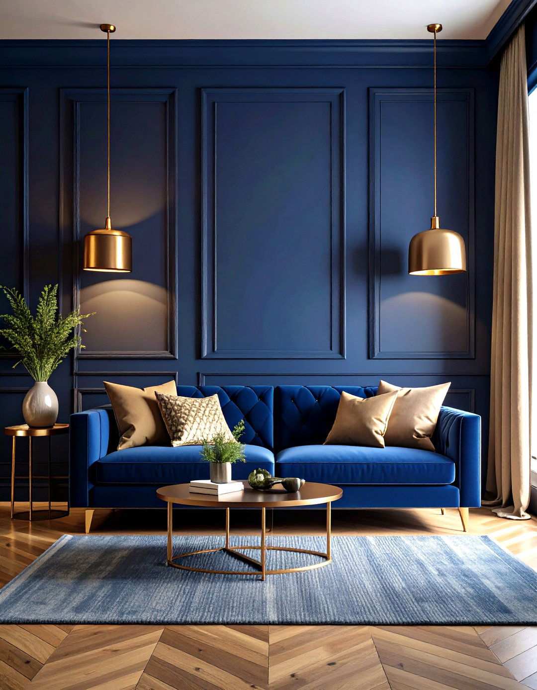 Moody Navy Blue Cocooning Snug - 24 Snug Room Ideas
