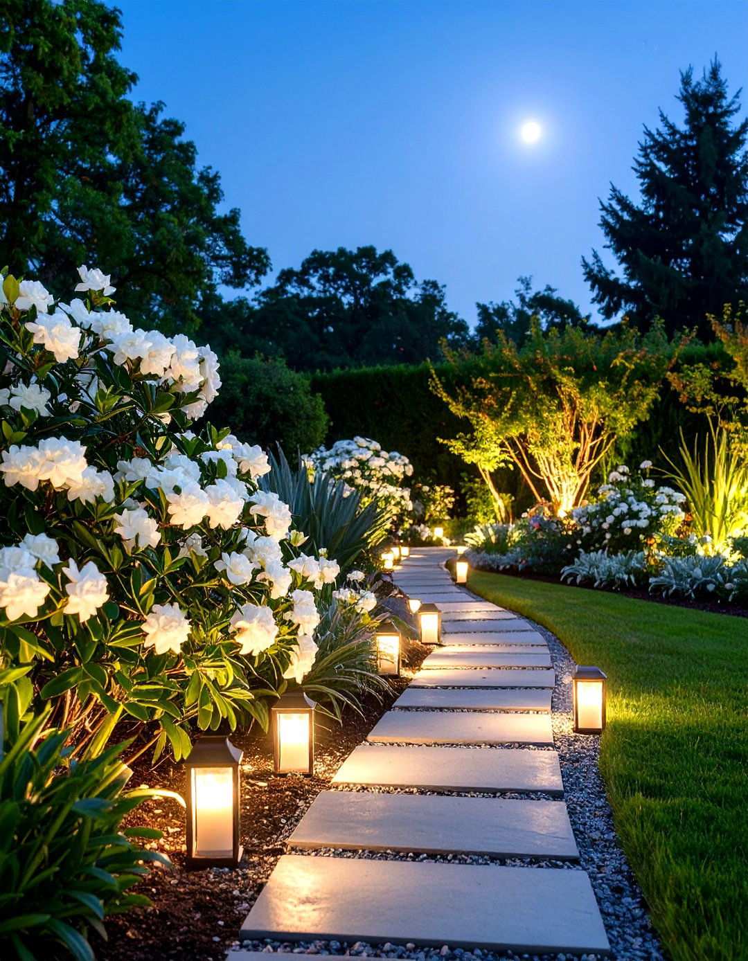 Moonlight Tropical Garden - 24 Tropical Garden Ideas