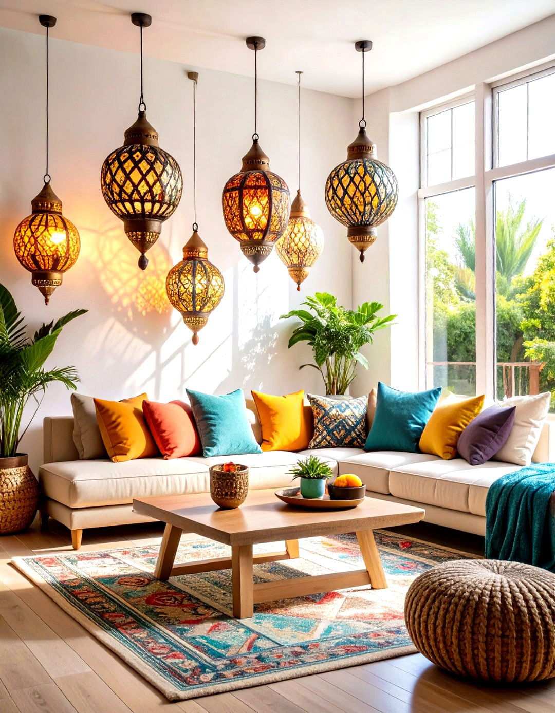 Moroccan and Global Inspired Wall Lanterns - 24 Living Room Wall Lighting Ideas