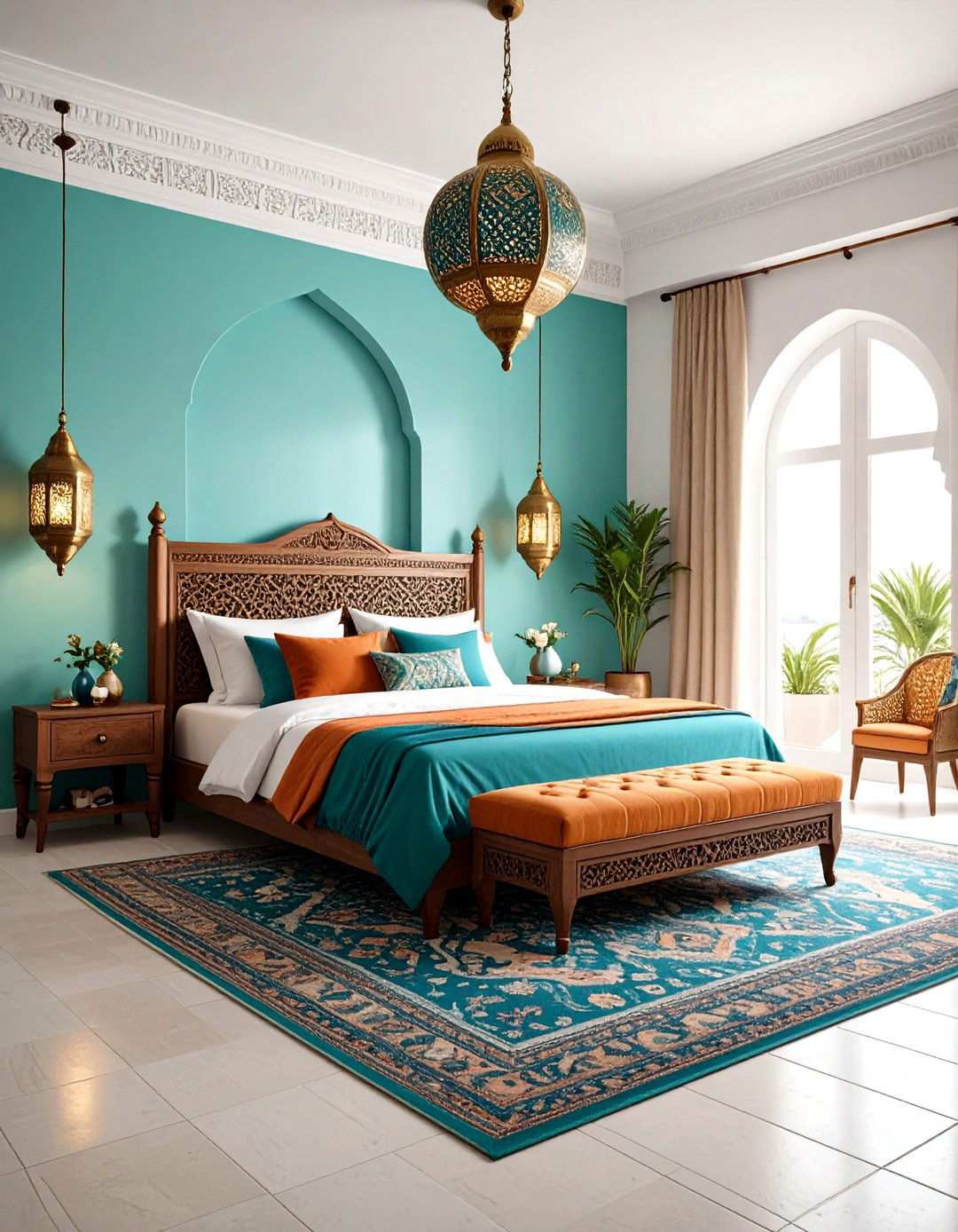 Moroccan Turquoise Bedroom - 24 Turquoise Bedroom Ideas