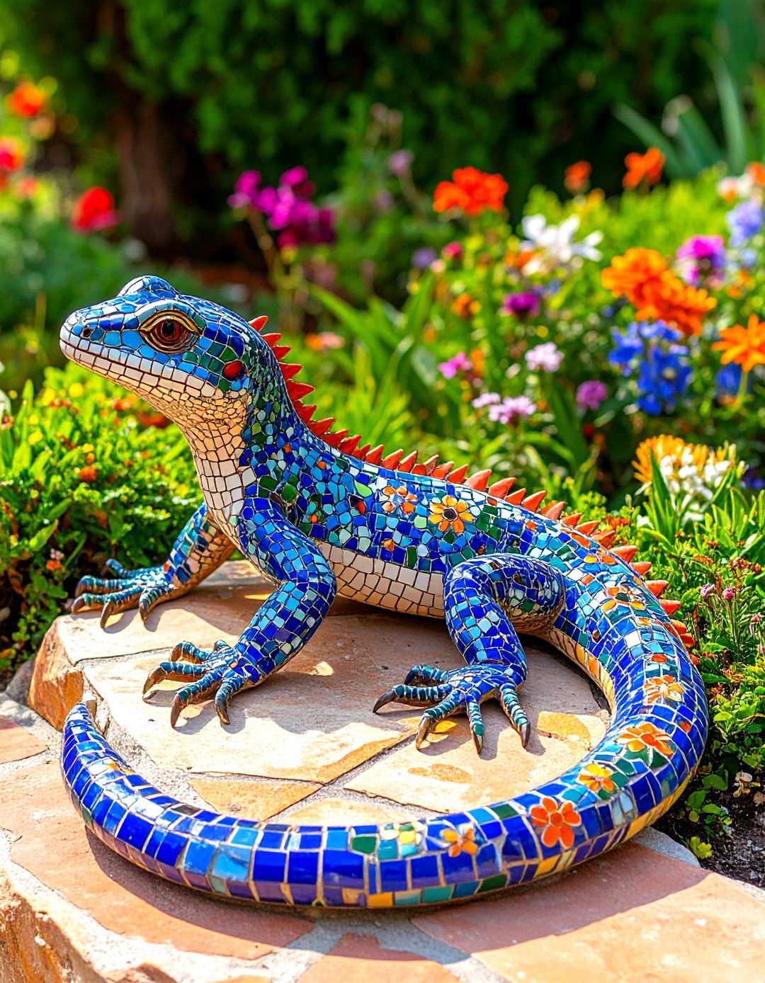 Mosaic Sculpture Gardens - 24 Mosaic Garden Ideas