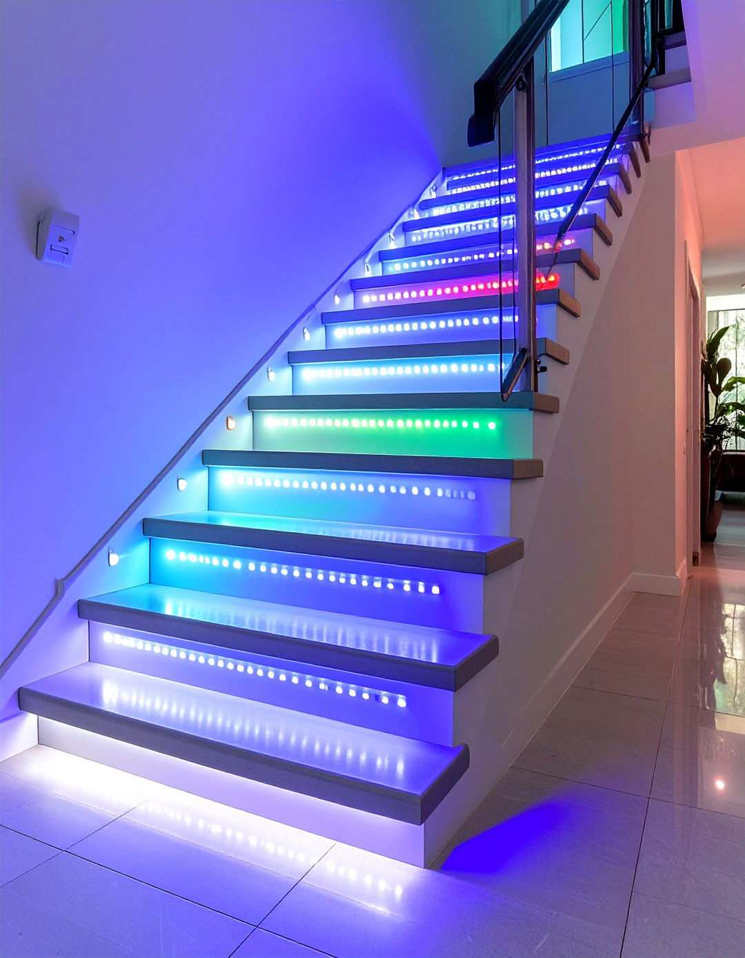 Motion Sensor Smart Lighting - 24 Staircase Lighting Ideas