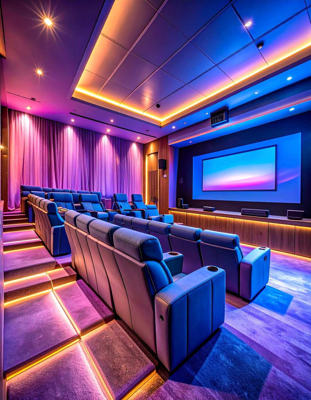 Movie Theater Experience - 24 Teen Hangout Room Ideas
