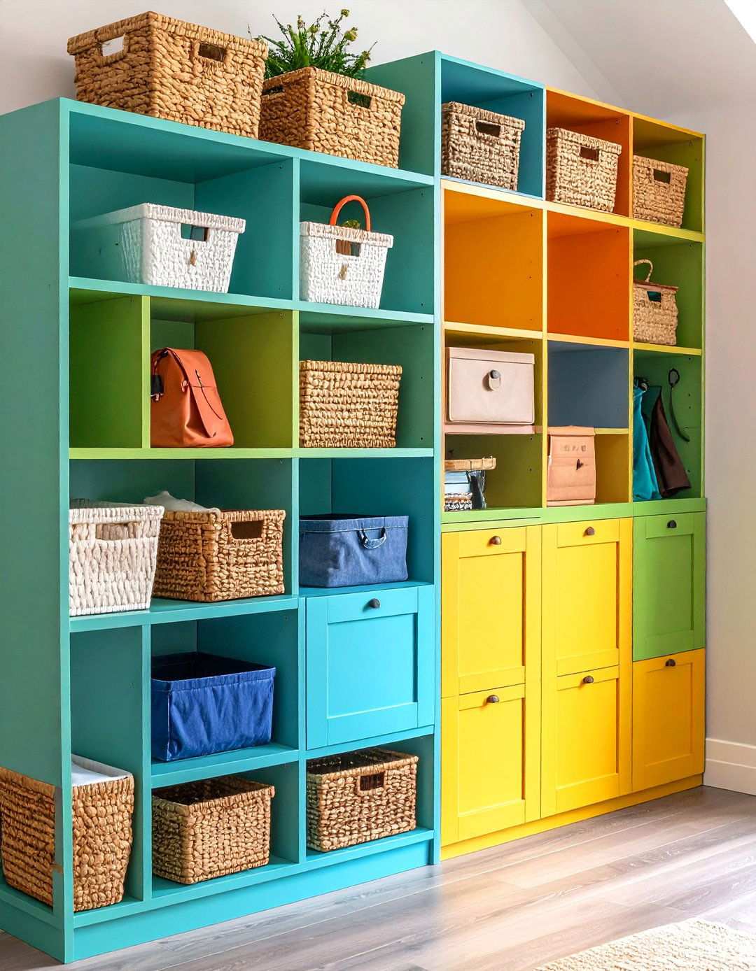 Mudroom Cubbies Organization System - 24 Mud Room Ideas