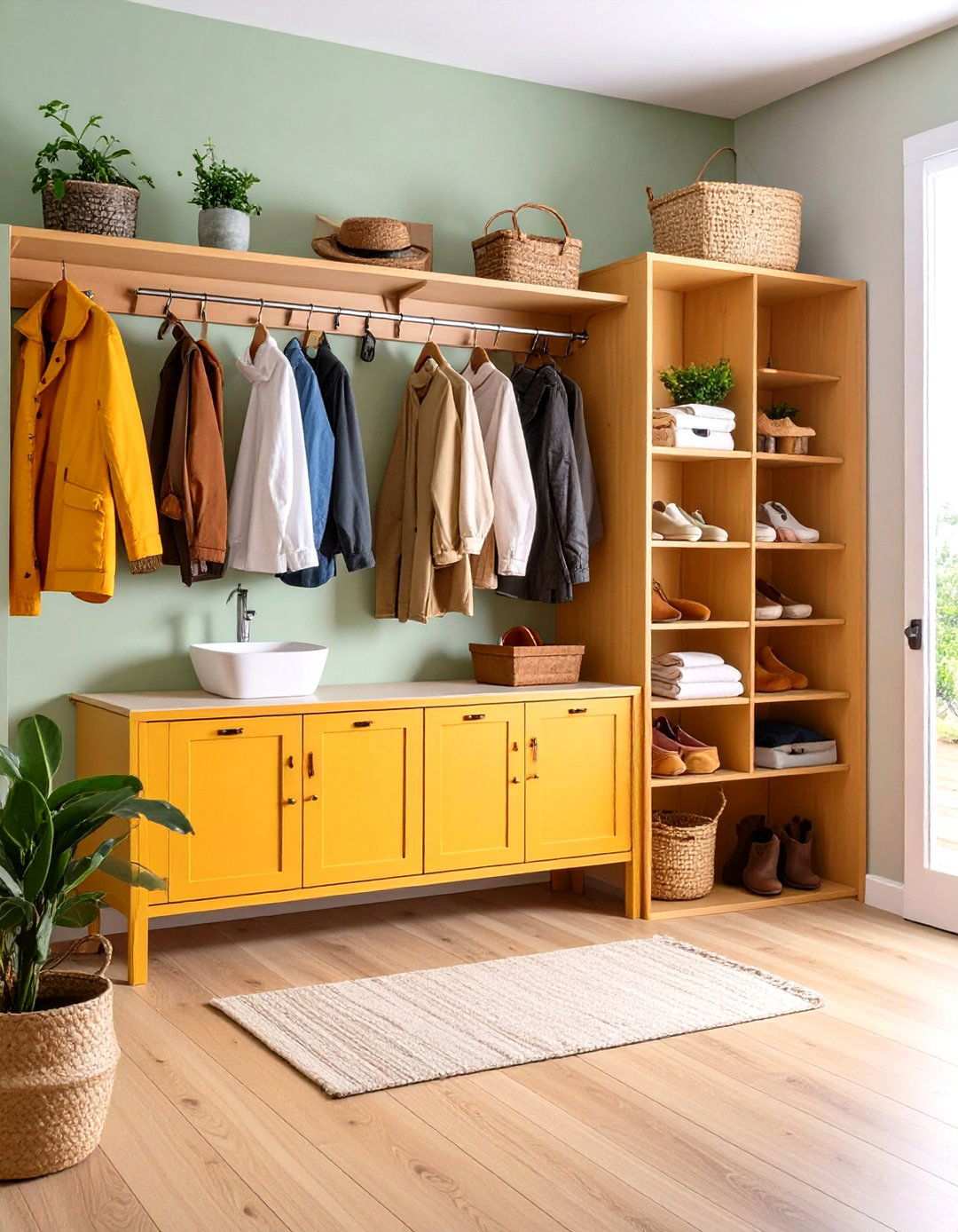 Mudroom Integration Design - 24 Small Utility Room Ideas