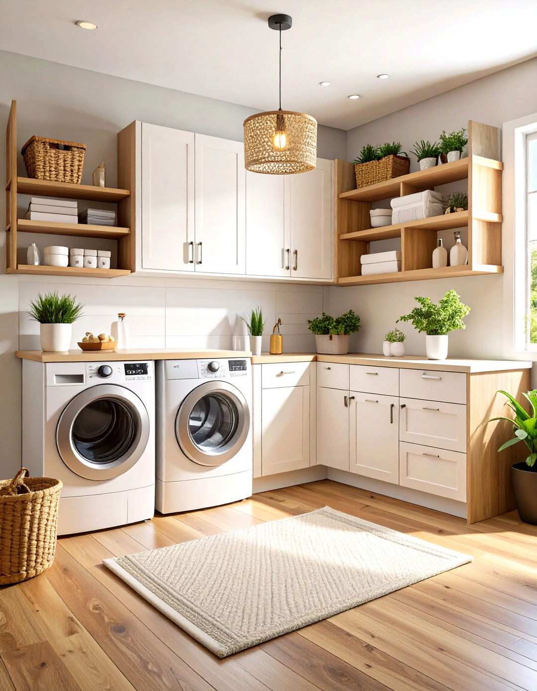 Multi Functional Command Center - 24 Modern Laundry Room Ideas