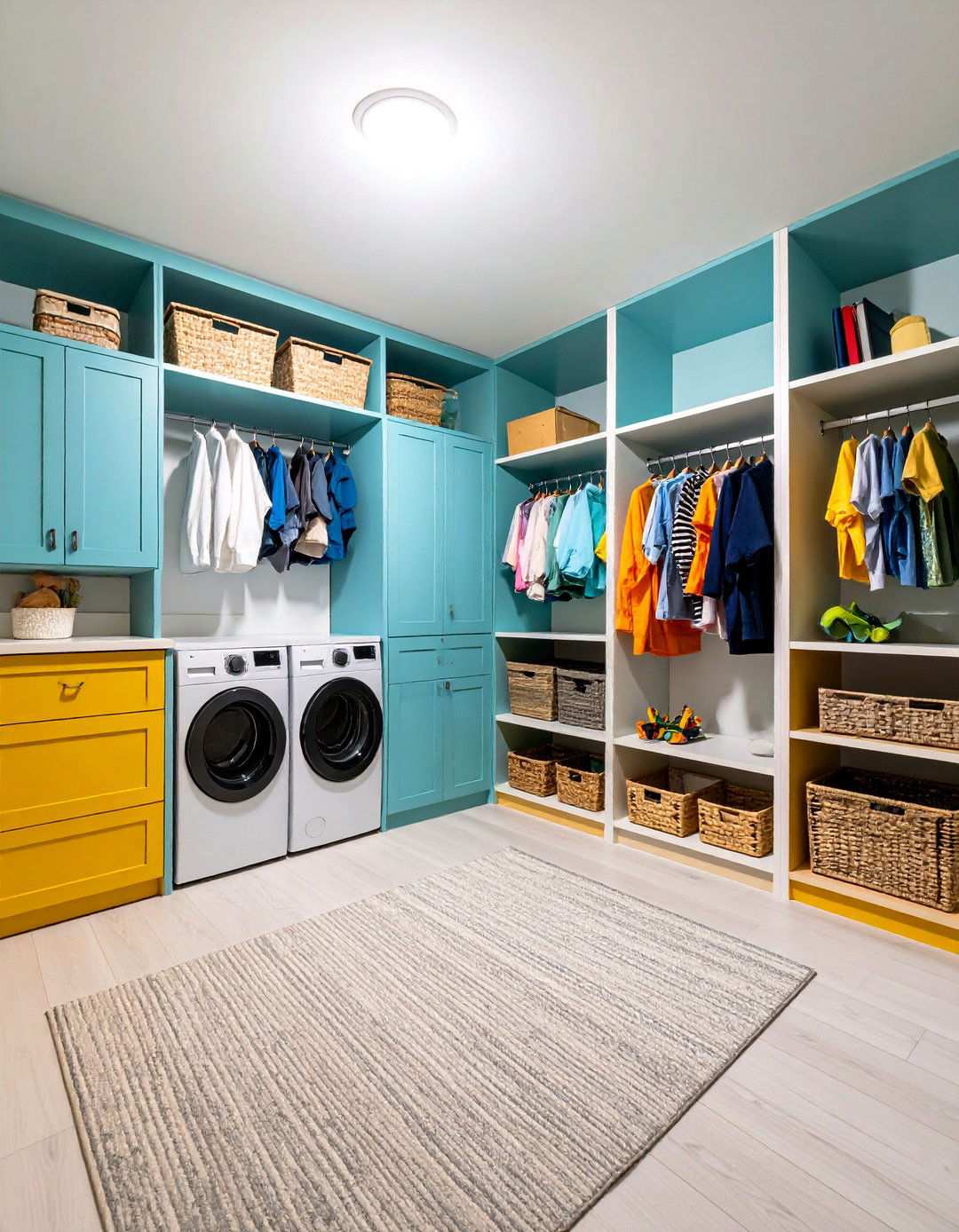 Multi Functional Mudroom Laundry Space - 24 Mudroom Laundry Room Ideas