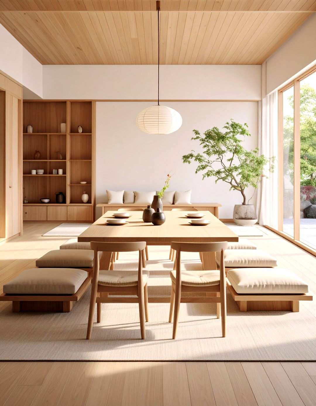 Multi Functional Space Dining Room - 24 Japanese Dining Room Ideas