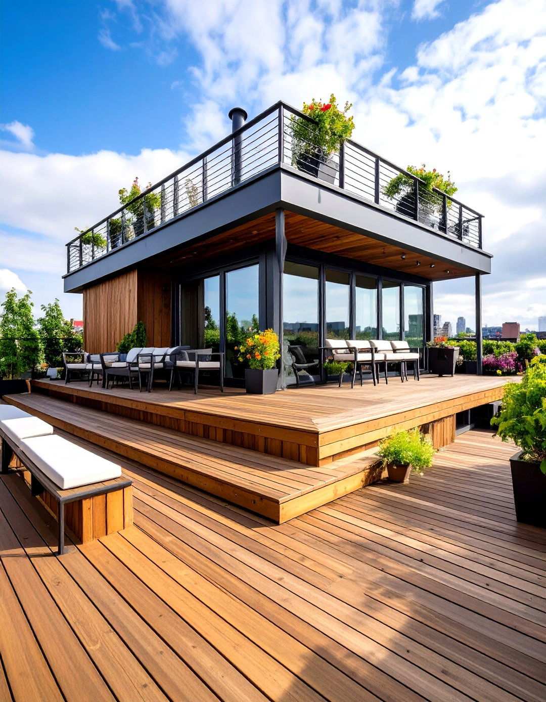 Multi Level Deck Seating - 24 Outdoor Seating Ideas