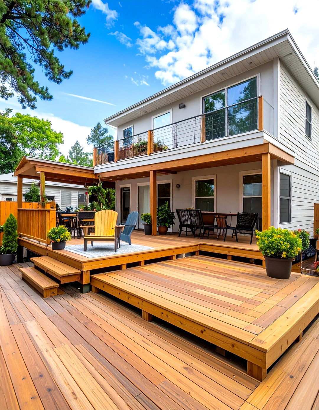 Multi Level Deck Systems - 24 Mobile Home Porch Ideas