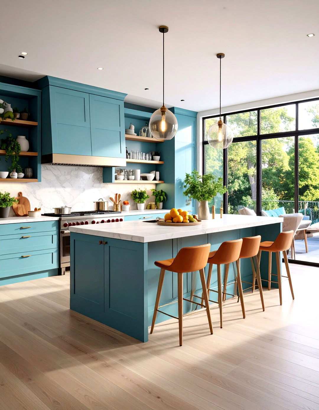 Multi Level Islands with Raised Breakfast Bars - 24 Small Kitchen Island Ideas