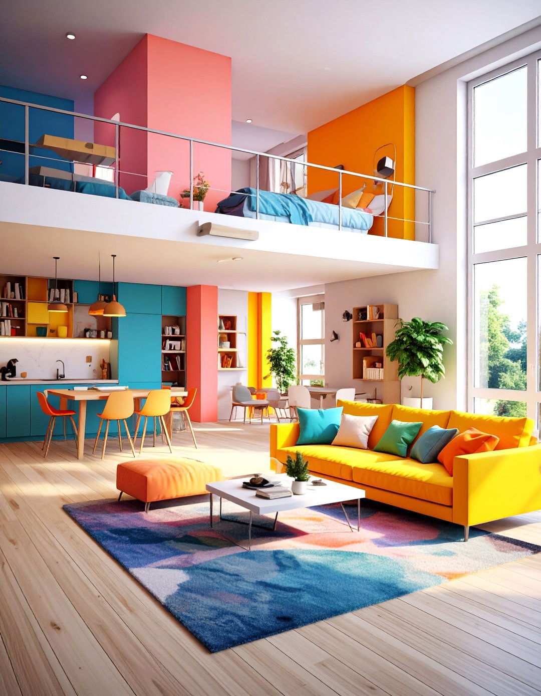Multi Level Platform Design - 24 Studio Apartment Ideas