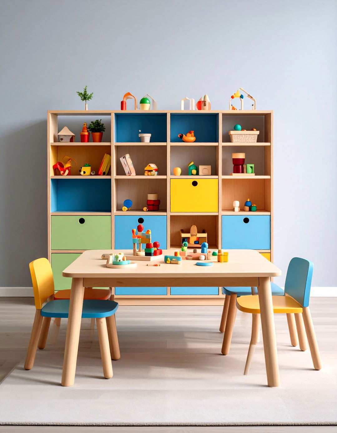 Multi Level Play Table Storage - 24 Toy Storage Ideas