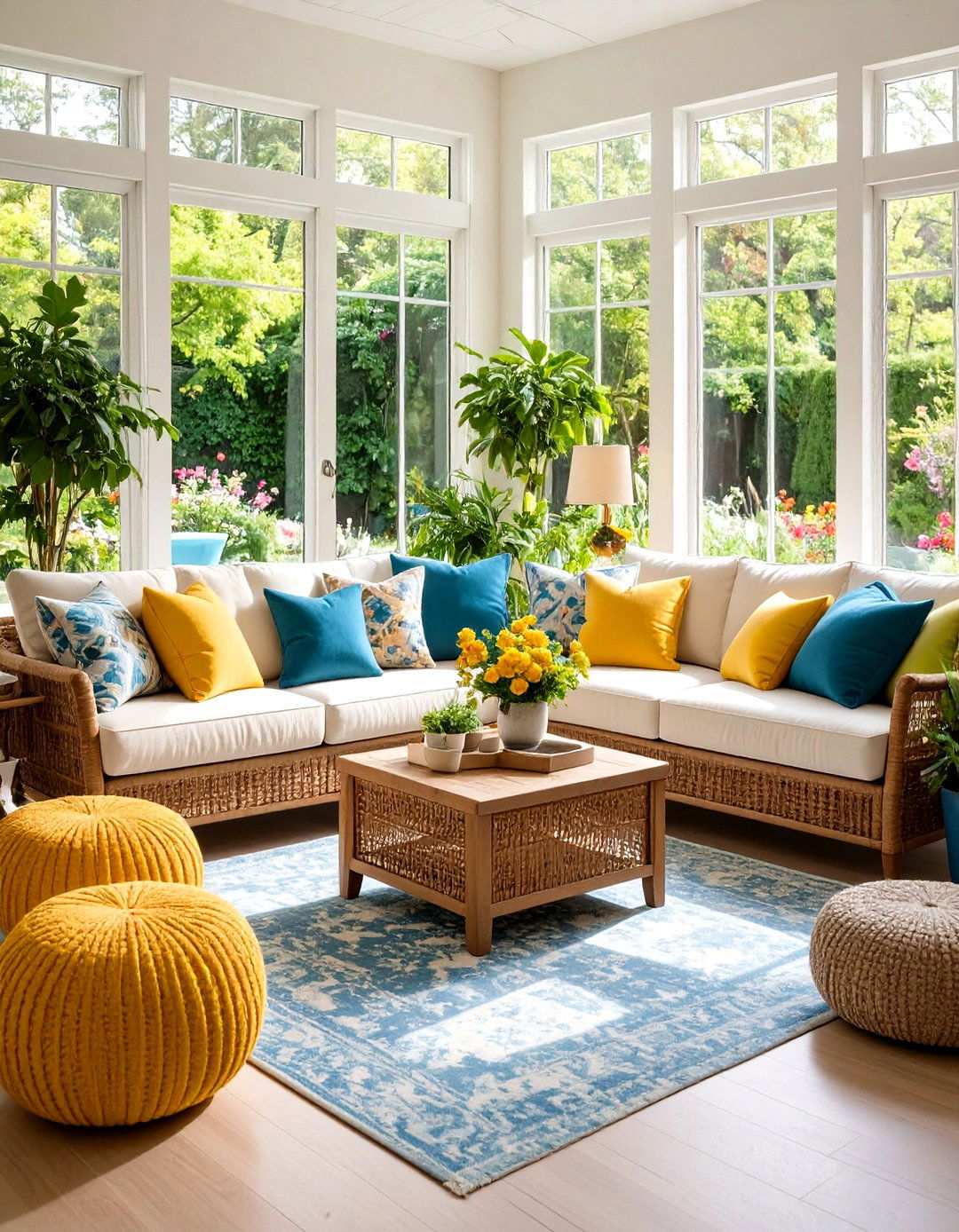 Multi Level Seating Sunroom Configuration - 24 Mid-century Modern Sunroom Ideas