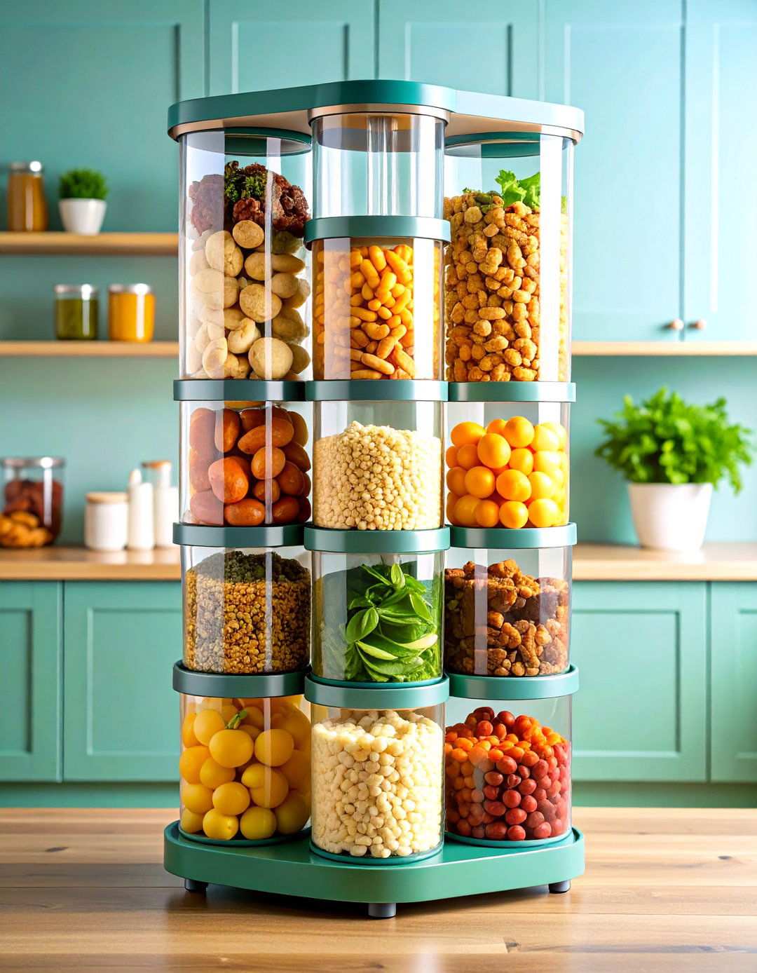 Multi Level Snack Tower Storage - 24 Snack Storage Ideas