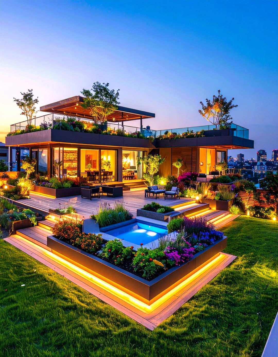 Multi Level Terrace Platform Design - 24 Terrace Design Ideas