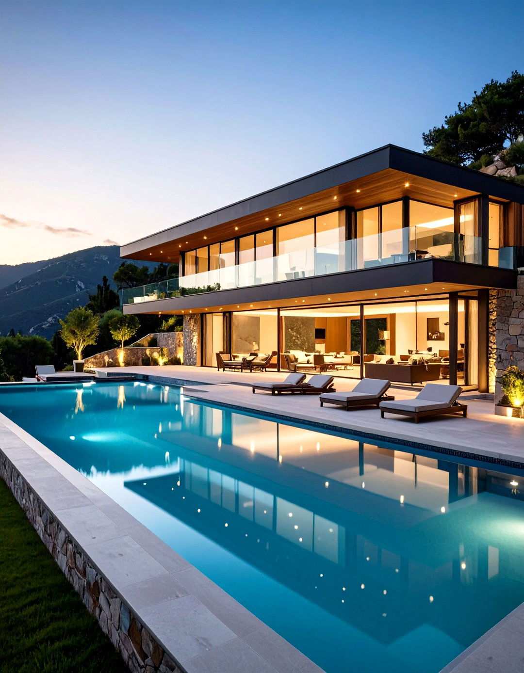 Multi Level Terraced Pool Design - 24 Pool Patio Ideas