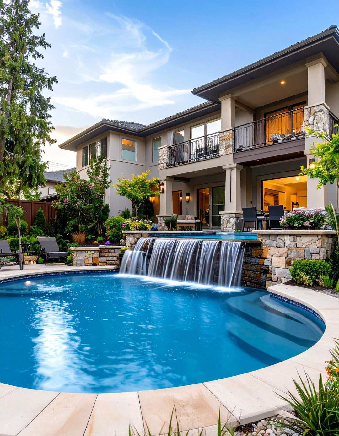 Multi Level Terraced Pool Design - 24 Small Inground Pool Ideas