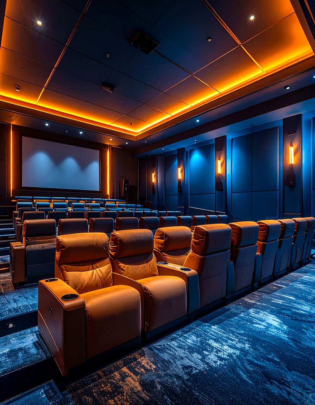 Multi Level Theater Seating - 24 Tv Room Ideas